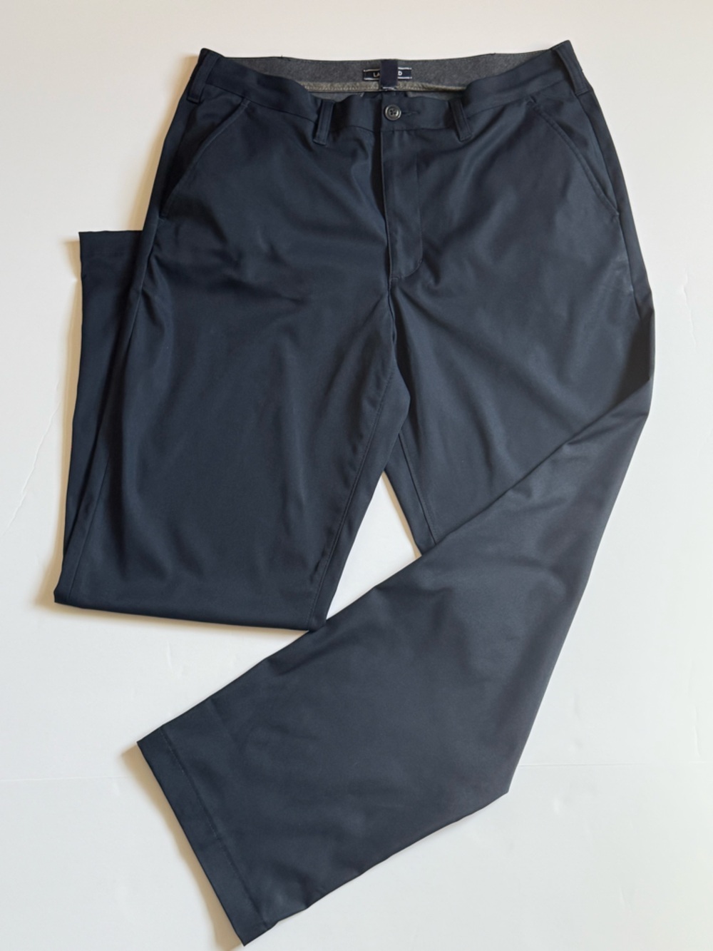 Lands End Navy Performance Golf Pants Mens 36x30 Traditional Fit